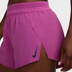 Nike Dri-Fit ADV Aeroswift 3" Running Shorts Purple FN2328 Brief-line Women XL
